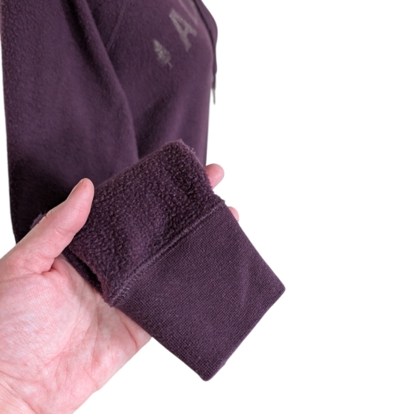 TechStyles Hoodie Fleece Purple Alaska Drawstring Hood Active Women's size Small - Picture 6 of 10